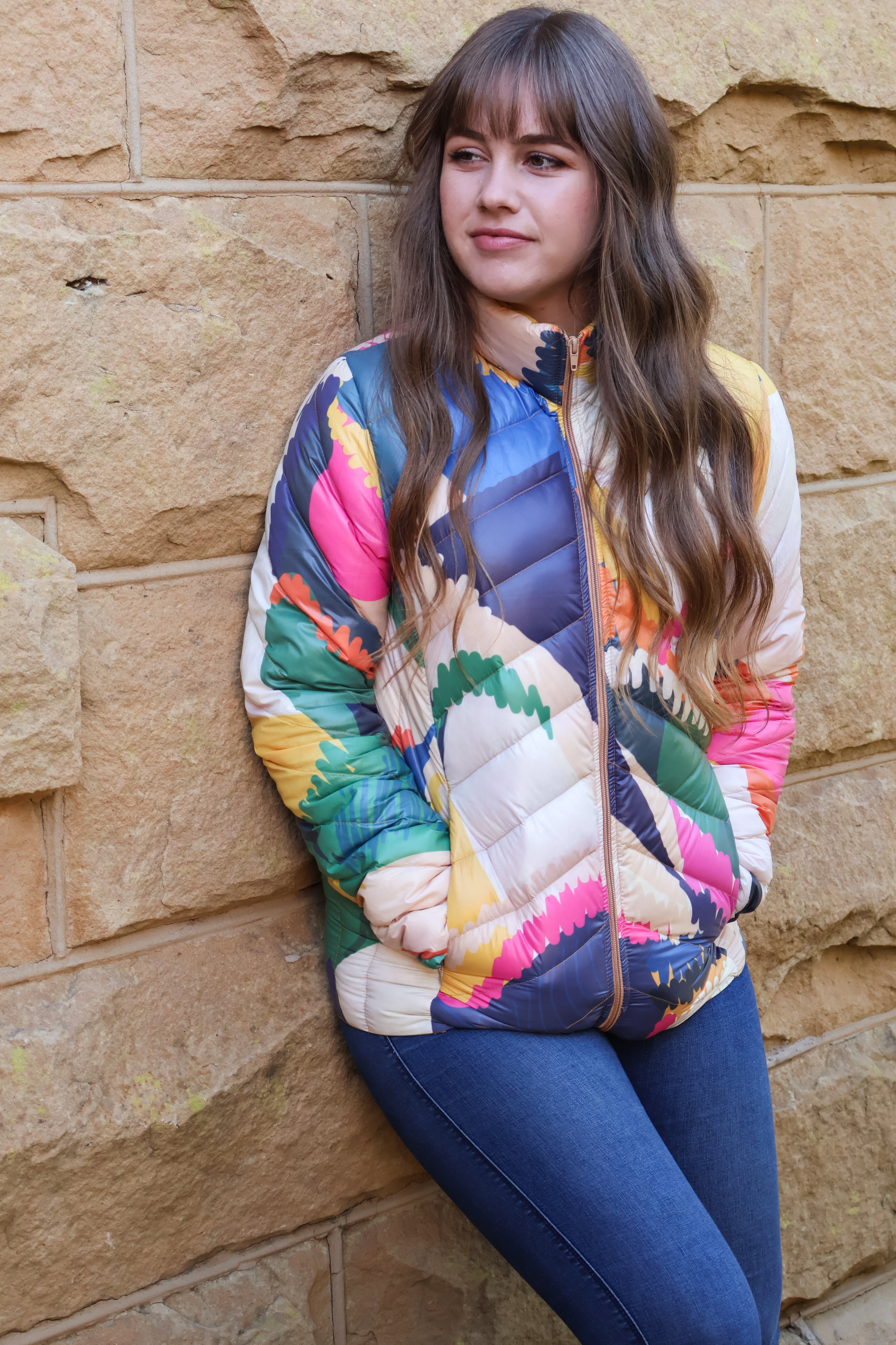Ladies Hip Jacket | Printed