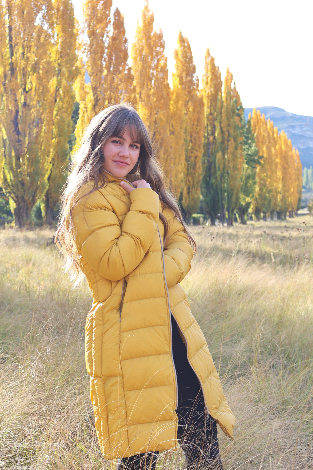 Ladies Knee-Length Jacket Ember Down