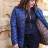 Ladies Hip Jacket - Reversible - Classic Colours Ember Down